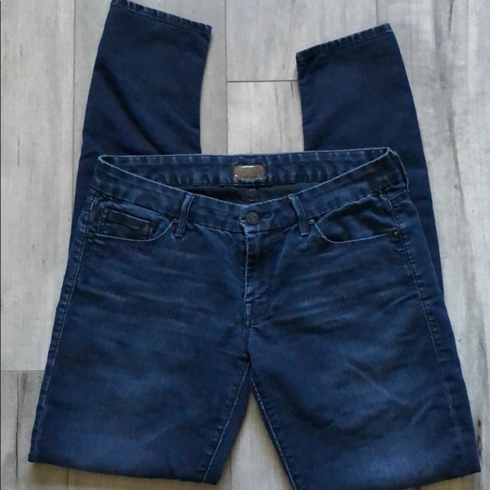 MOTHER The Looker Blue Wash Skinny Jeans 28